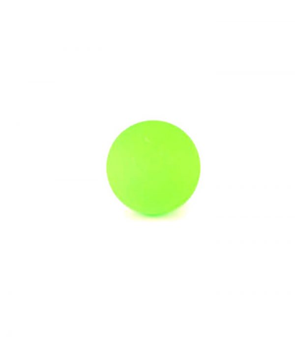 Pelota verde fluorescente