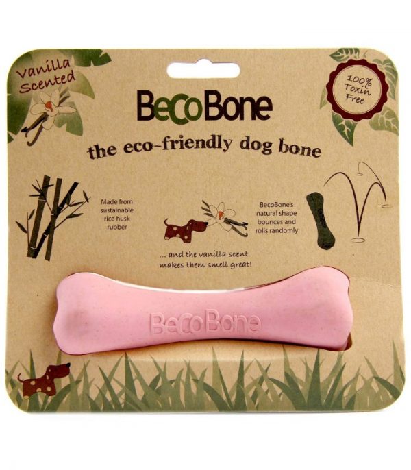 Hueso Ecologico Becobone para perro Rosa