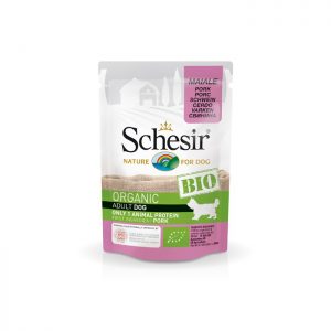 Schesir Bio sobres perro de cerdo 85gr