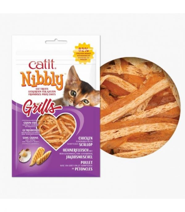 Catit Nibbly Grills Pollo y sabor Vieira