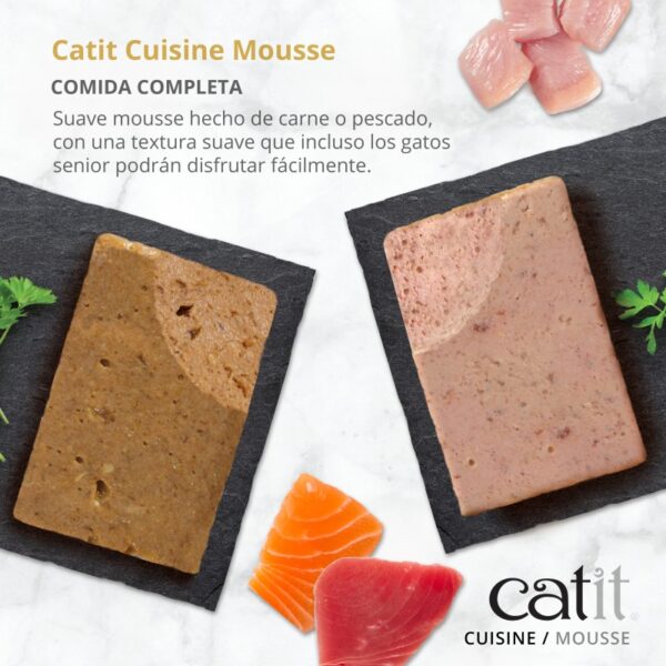 Catit Cuisine Mousse Pescado con Atún y Salmón - Imagen 2